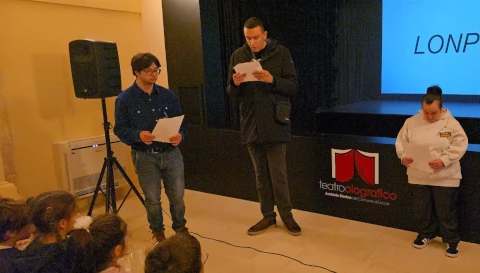 Presentazione di un film alla Biblioteca OgniBene, Lecce
